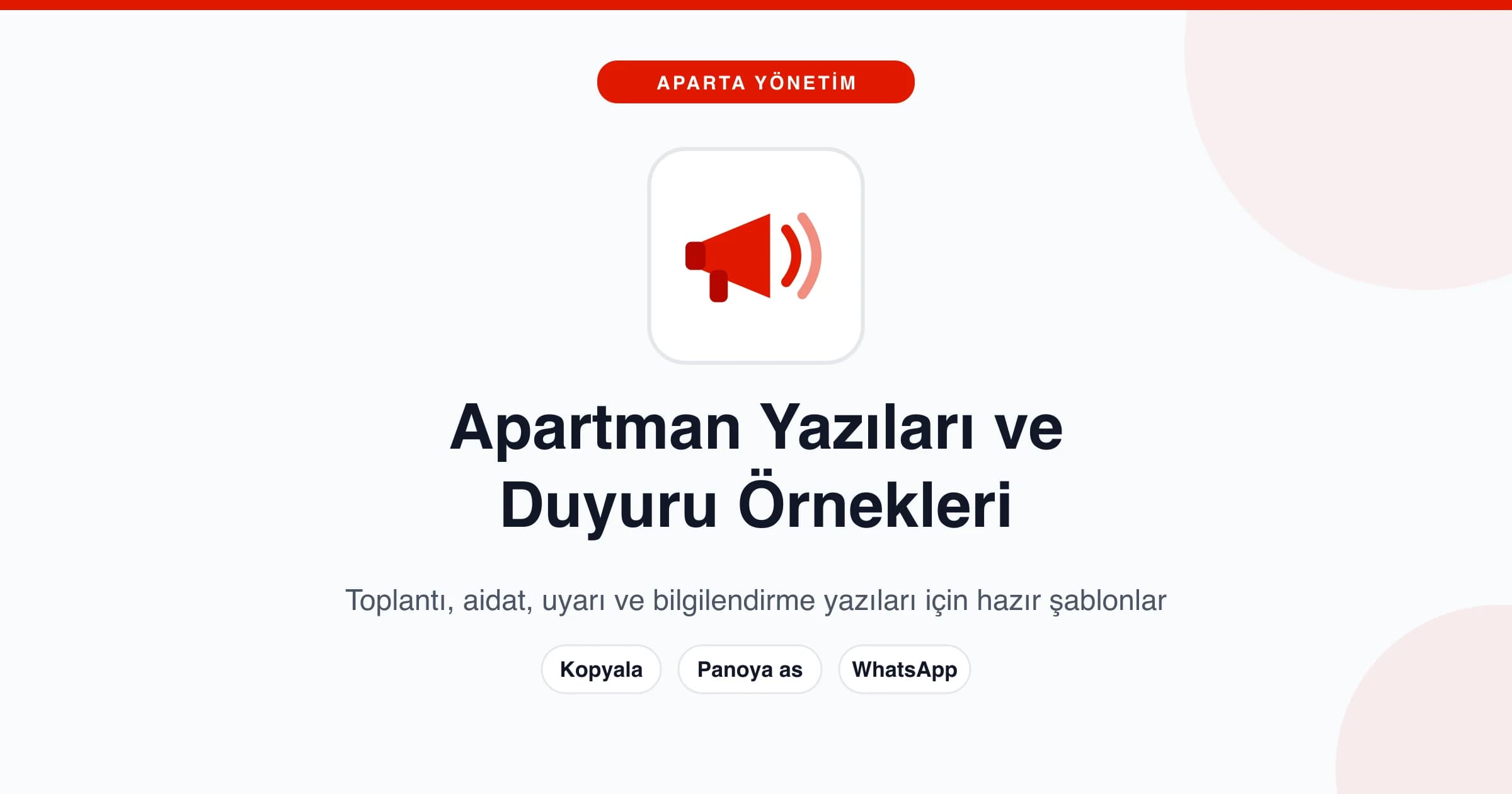Apartman Yazıları ve Duyuru Örnekleri: 7 Hazır Şablon - Apartman yazıları ve duyuru örnekleri: toplantı, aidat, gürültü uyarısı, yönetic