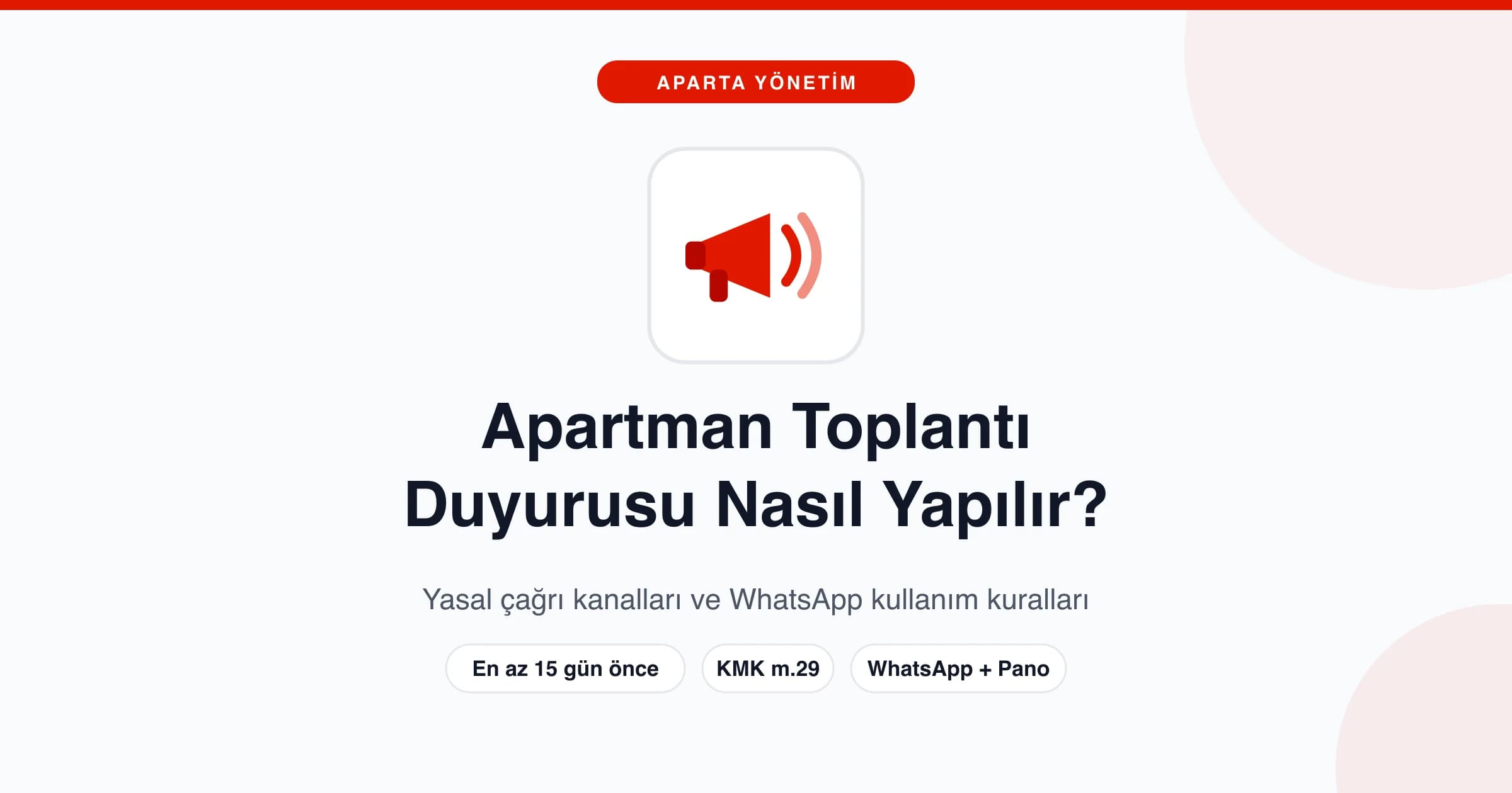 Apartman Toplantı Duyurusu Nasıl Yapılır? WhatsApp ve Pano Kuralları - Apartman toplantı duyurusu hangi kanallardan, kaç gün önce yapılır? WhatsApp çağrısının yasal geçerl